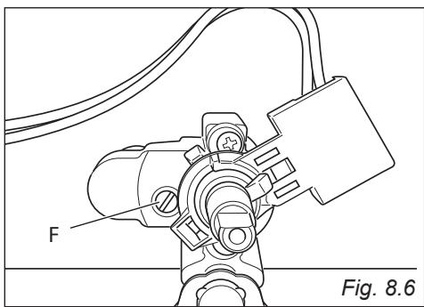 DELONGHI GEMMA 66 M - REGOLAZIONE DEL MINIMO DEI BRUCIATORI DEL PIANO A GAS - 3
