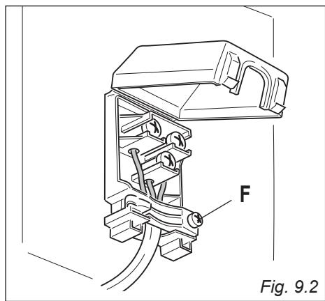 DELONGHI GEMMA 66 M - SEZIONE DEL CAVO DI ALIMENTAZIONE TIPO “H05RR-F” oppure “H05V2V2-F” resistente alla temperatura di 90^ - 2