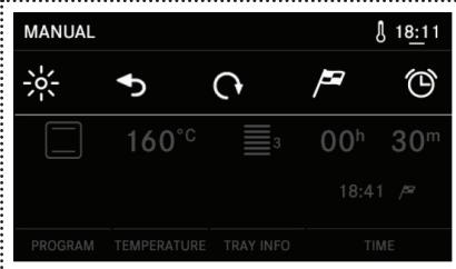 FRANKE CR 913 M XS DCT TFT - En mode de cuisson manuelle - 1