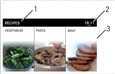 FRANKE CR 913 M XS DCT TFT - RECIPES, COMPLETE MENU, WELLNESS view - 1