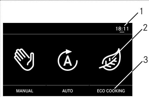 FRANKE CR 913 M XS DCT TFT - Menupictogrammen op display - 1