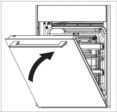 FRANKE CR 913 M XS DCT TFT - Retrait de la porte du four - 3