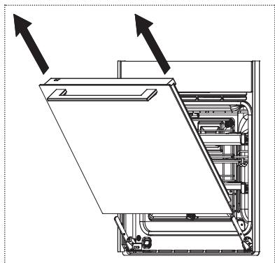 FRANKE CR 913 M XS DCT TFT - Retrait de la porte du four - 4