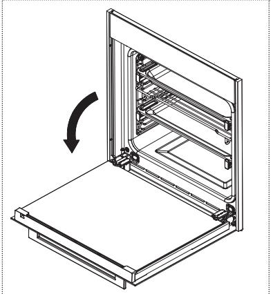FRANKE CR 913 M XS DCT TFT - Innenschibe der Ofentür ausbauen und reinigen - 1