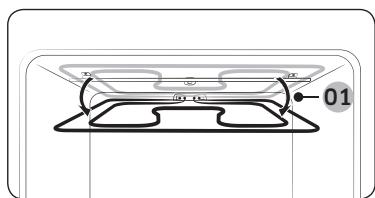 SAMSUNG NV75K3340RS - Plafond (alleen van toepassing zichnde modellen) - 2