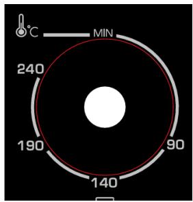 BRANDT FC420MUB - Réglage de la température - 1