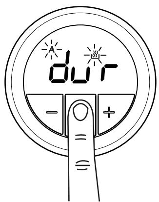 STOVES PRECISION DELUXE 100 EI - Réglage de la durée de cuisson (la durée de fonctionnement du four) - cuisson semi-automatique - 1
