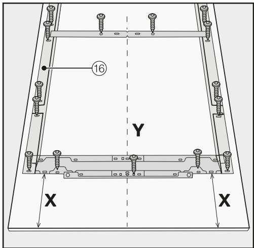 MIELE KF2982VI  -  KF 2982 Vi - Preparing the cabinet fronts - 5