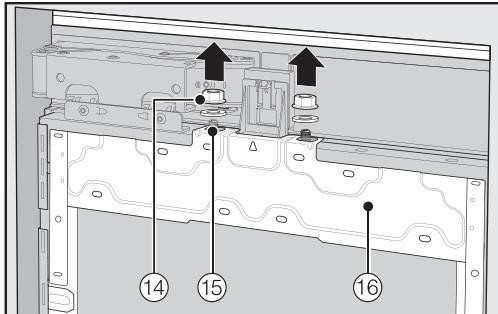 MIELE KF2982VI  -  KF 2982 Vi - Preparing the cabinet fronts - 4