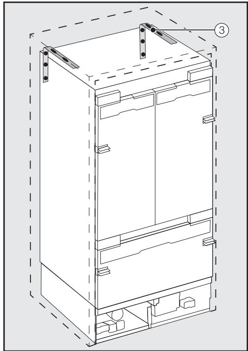 MIELE KF2982VI  -  KF 2982 Vi - Preparing the installation niche - 2