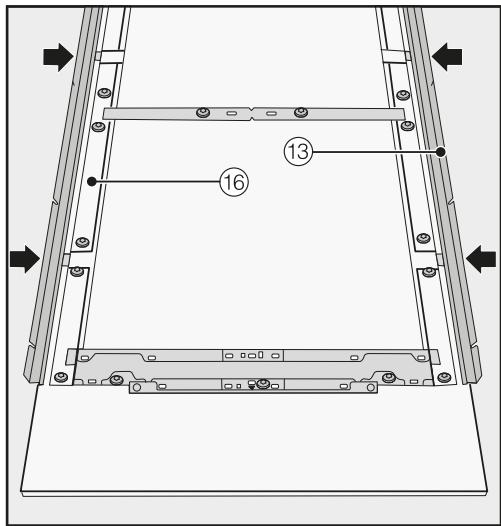 MIELE KF2982VI  -  KF 2982 Vi - Preparing the cabinet fronts - 8