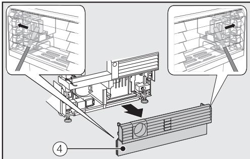 MIELE KF2982VI  -  KF 2982 Vi - Pushing the appliance into the niche - 1