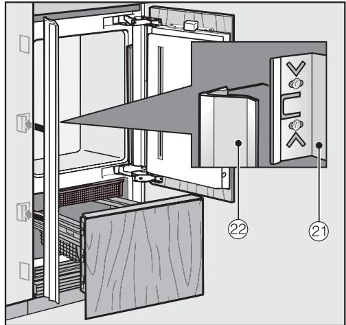 MIELE KF2982VI  -  KF 2982 Vi - Installing the cover in a side-by-side combination - 5