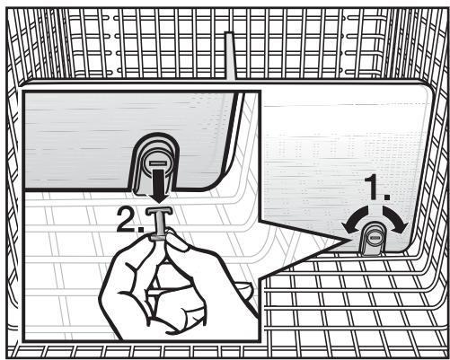 MIELE KF2982VI  -  KF 2982 Vi - Removing the dividing panel (depending on the model) - 1