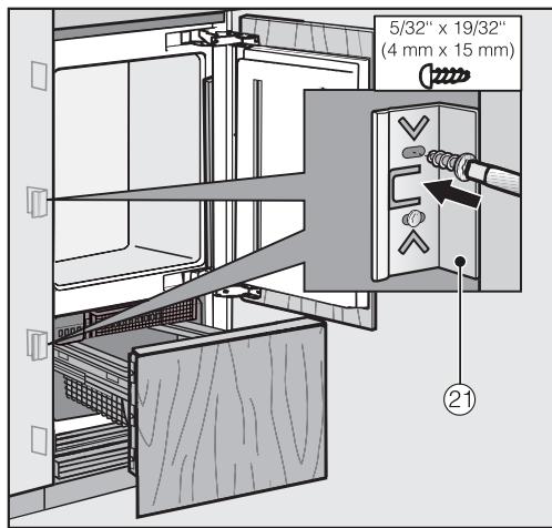 MIELE KF2982VI  -  KF 2982 Vi - Installing the cover in a side-by-side combination - 4