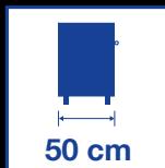 GLEM GE960CVIX - Porte intérieure PLEIN VERRE amovible - 1