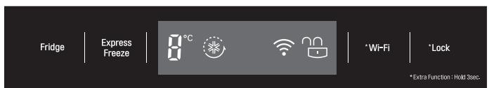 LG GTF916PZPYD - OVLÁDACIE PRVKY ODDELENIA CHLADNIČKY - 1