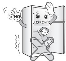 LG GTF916PZPYD - Impedire che i bambini possano entrare nel frigorifero. - 1