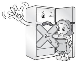 LG GTF916PZPYD - Do not touch food or containers at the freezer with wet hands. - 1