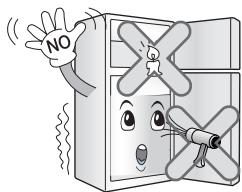 LG GTF916PZPYD - Do not use drier to dry the inside, nor light a candle to remove odor. - 1