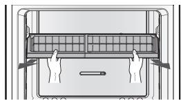 SAMSUNG RT5572DTBSP - DE KOELKASTACCESSOIRES VERWIJDEREN - 10