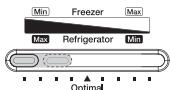 SAMSUNG RT5572DTBSP - De temperatuur van de vriezer aanpassen. - 2