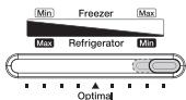 SAMSUNG RT5572DTBSP - Einstellen der Temperatur im Gefrierabteil. - 3