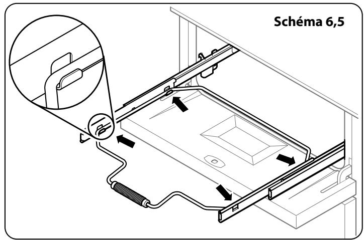 FALCON PROFESSIONAL MERCURY 1000 INDUCTION - Retrait du gril coulissant - 3