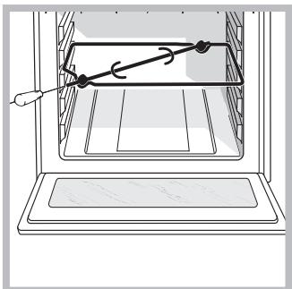 HOTPOINT CX65FAWF - Tournebroche (n'existe que sur certains modèles) - 1