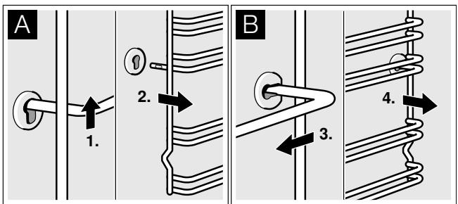 GAGGENAU BOP 210 131 - Detaching the rails - 1
