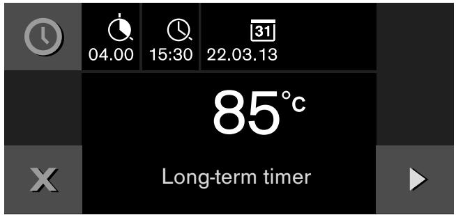 GAGGENAU BOP 210 131 - Setting the long-term timer - 1