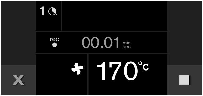 GAGGENAU BOP 210 131 - Recording a recipe - 1