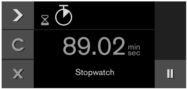 GAGGENAU BOP 210 131 - Pausing and restarting the stopwatch - 1