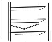 CANDY CMCL5142SN  -  CMDDS5142WN -  CMDDS5142XH -  CMDDS5142WHN -  CMDDS5142XHN - Defrosting the refrigerator compartment - 1
