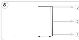 CANDY CMCL5142SN  -  CMDDS5142WN -  CMDDS5142XH -  CMDDS5142WHN -  CMDDS5142XHN - Attention : - 8