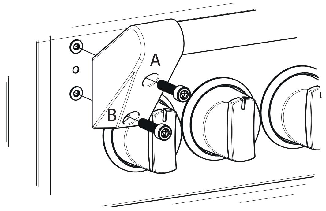 STOVES STERLING DELUXE S1100EI - Installer le portes-servlets (si applicable) - 1