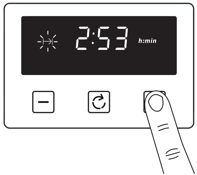 STOVES STERLING DELUXE S1100EI - Réglage de la durée de cuisson (la durée de fonctionnement du four) - cuisson semi-automatique - 2