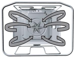 GORENJE E67110AW - Gril et ventilateur - 2