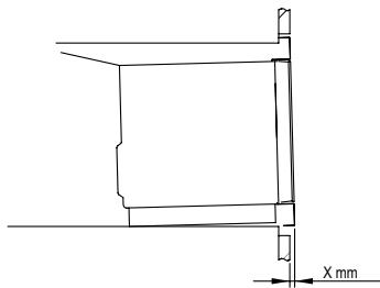 SAUTER SMS7121B - Choix de l'emplacement et encastrement - 8