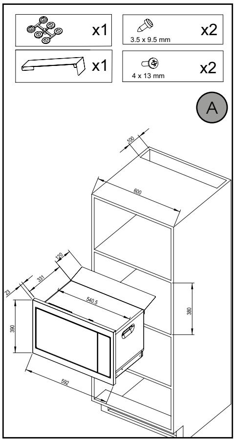 SAUTER SMS7121B - Choix de l'emplacement et encastrement - 2