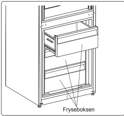 AEG-ELECTROLUX RCB636E4MW - Sādan tages fryseboksen ud; - 3