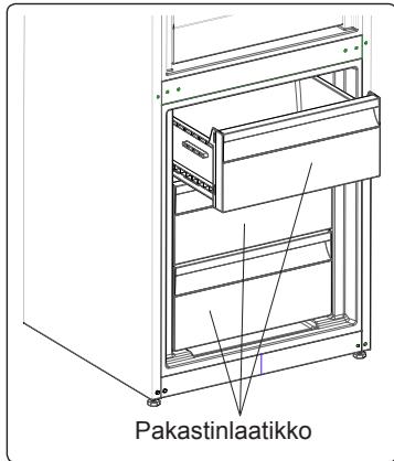 AEG-ELECTROLUX RCB636E4MW - Pakastinlaatikon poistaminen - 3