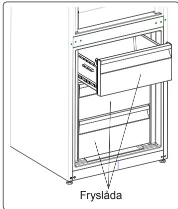 AEG-ELECTROLUX RCB636E4MW - Ta bort frysladan; - 3