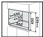 FRANKE FMW 45 CR C XS - Scelta della posizione e del collegamento - 1