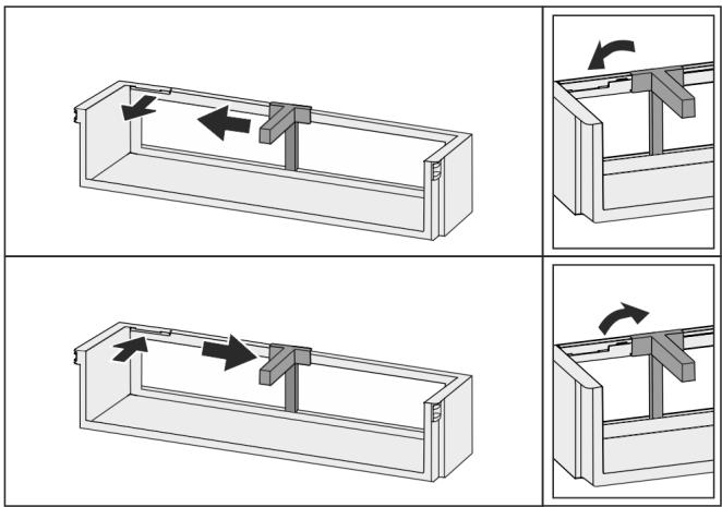LIEBHERR XRFBD5220-20 BLUPERFORMANCE - XRFbd 5220 - Disassembling the door rack - 1