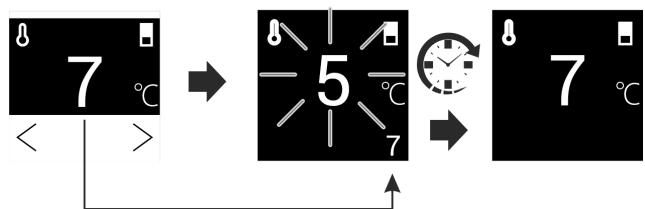 LIEBHERR ISKG 5Z1EA3 - Setting the temperature - 2