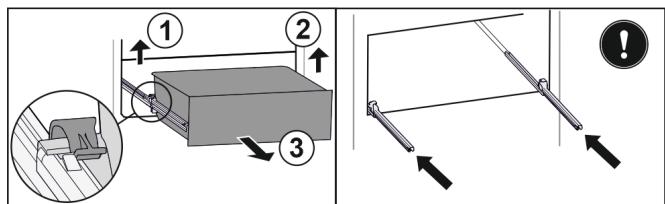 LIEBHERR ISKG 5Z1EA3 - Removing the drawer - 4