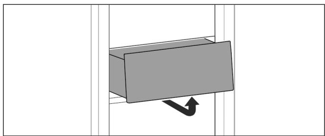 LIEBHERR ISKG 5Z1EA3 - Removing the drawer - 1