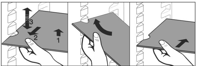 LIEBHERR ISKG 5Z1EA3 - Adjusting/removing the shelves - 2