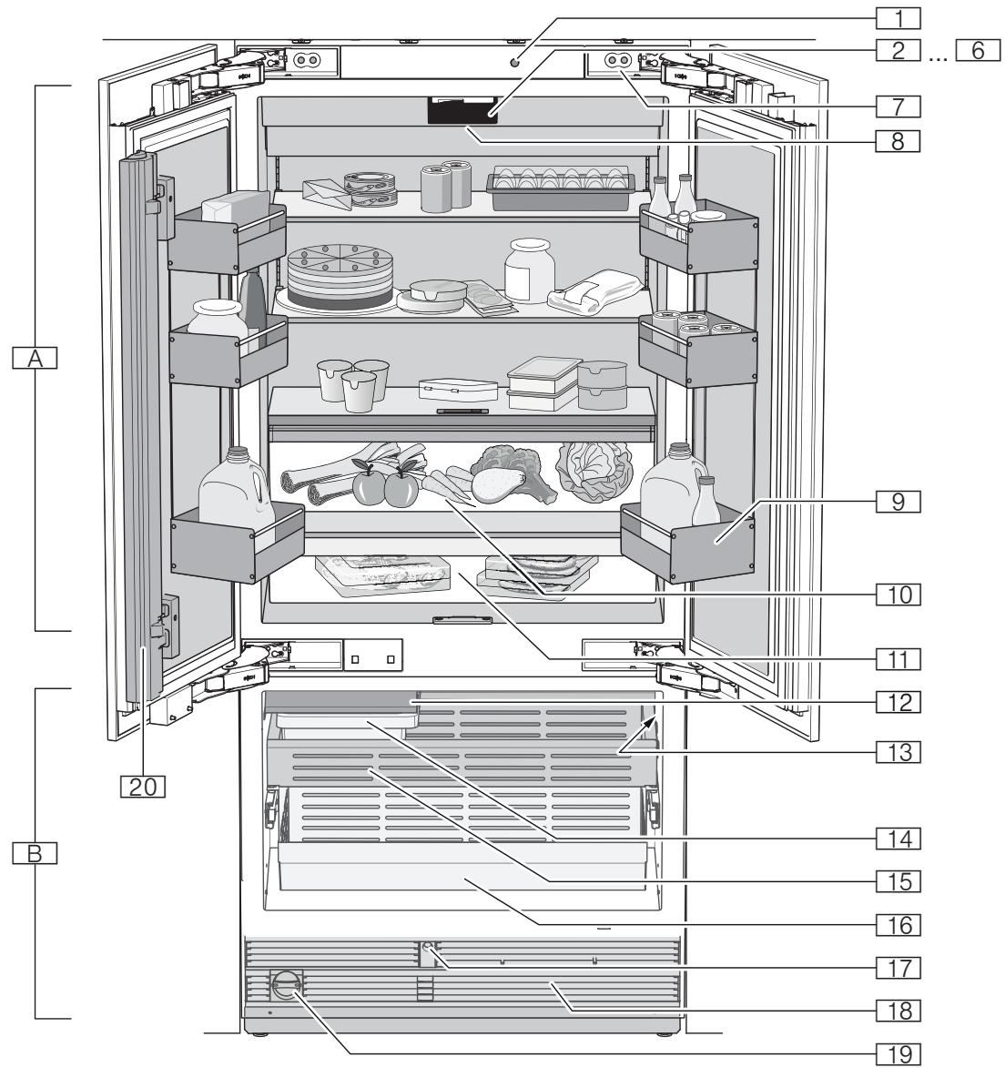 GAGGENAU RB492305  -  RC492305 - Appareil à 3 portes - 1